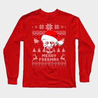 Morgan Freeman Merry Freemas Long Sleeve T-Shirt